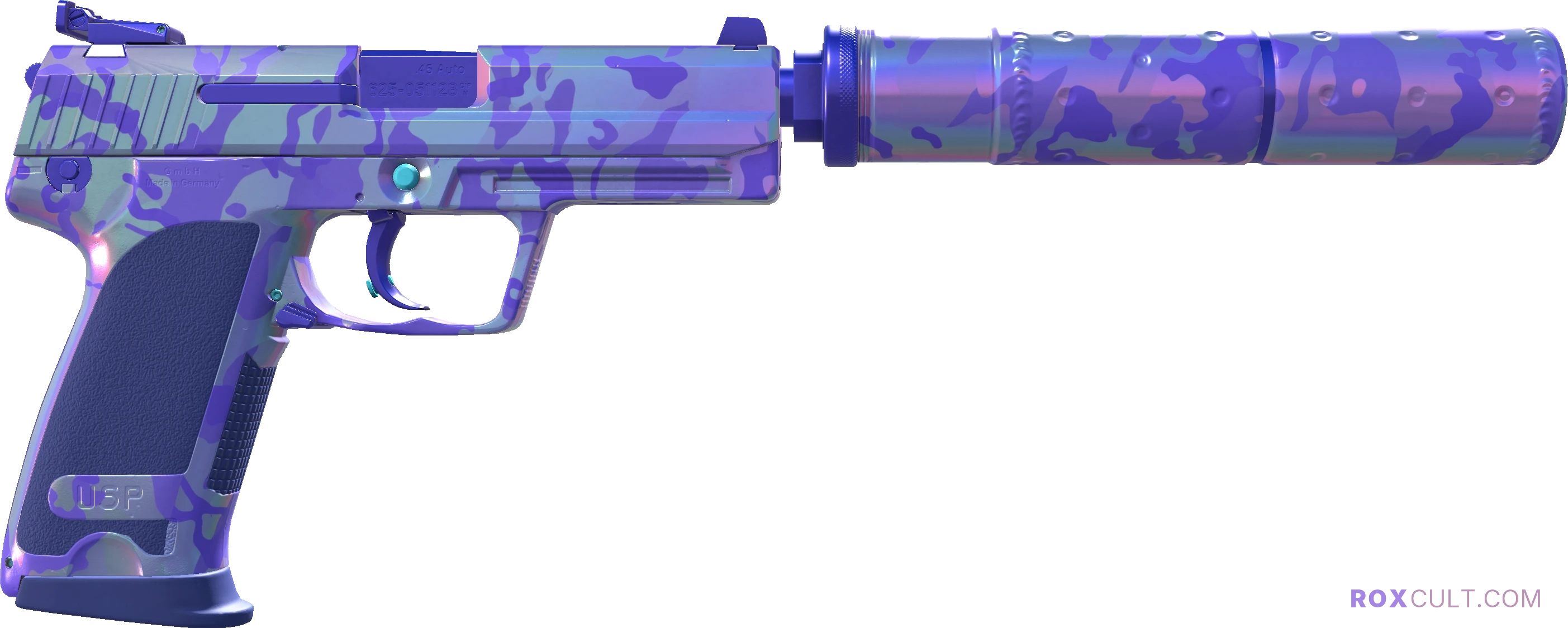USP-S | Sleeping Potion (Factory New) — rox (Holo) Antwerp 2022 craft, backside view