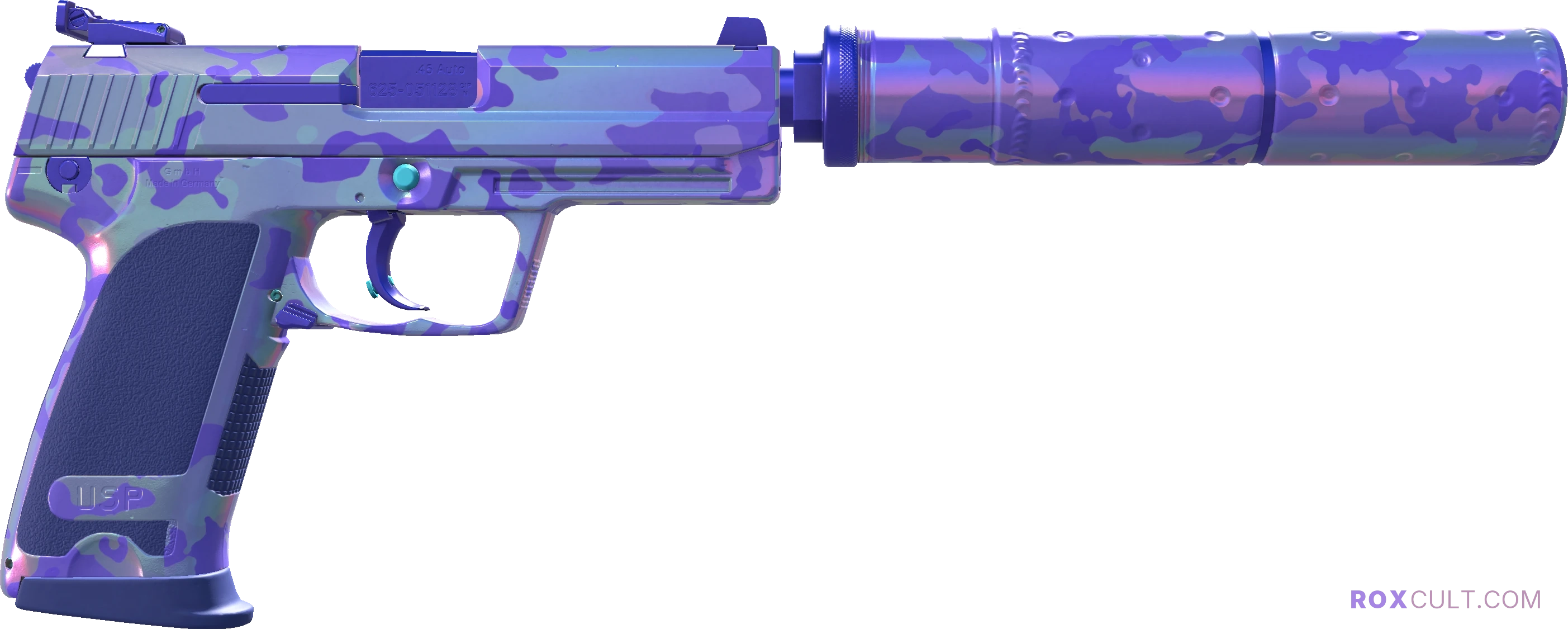 USP-S | Sleeping Potion (Factory New) — rox (Holo) Antwerp 2022 craft, backside view