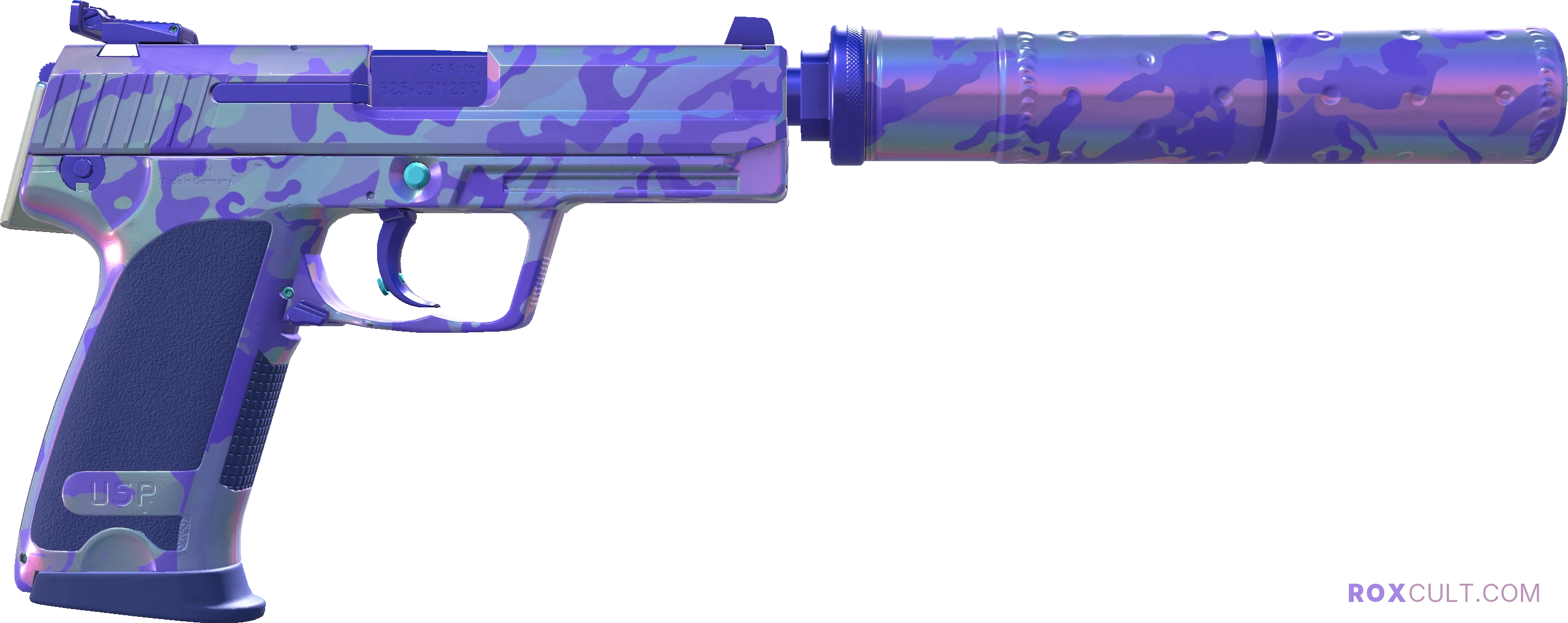 USP-S | Sleeping Potion (Factory New) — rox (Holo) Antwerp 2022 craft, backside view