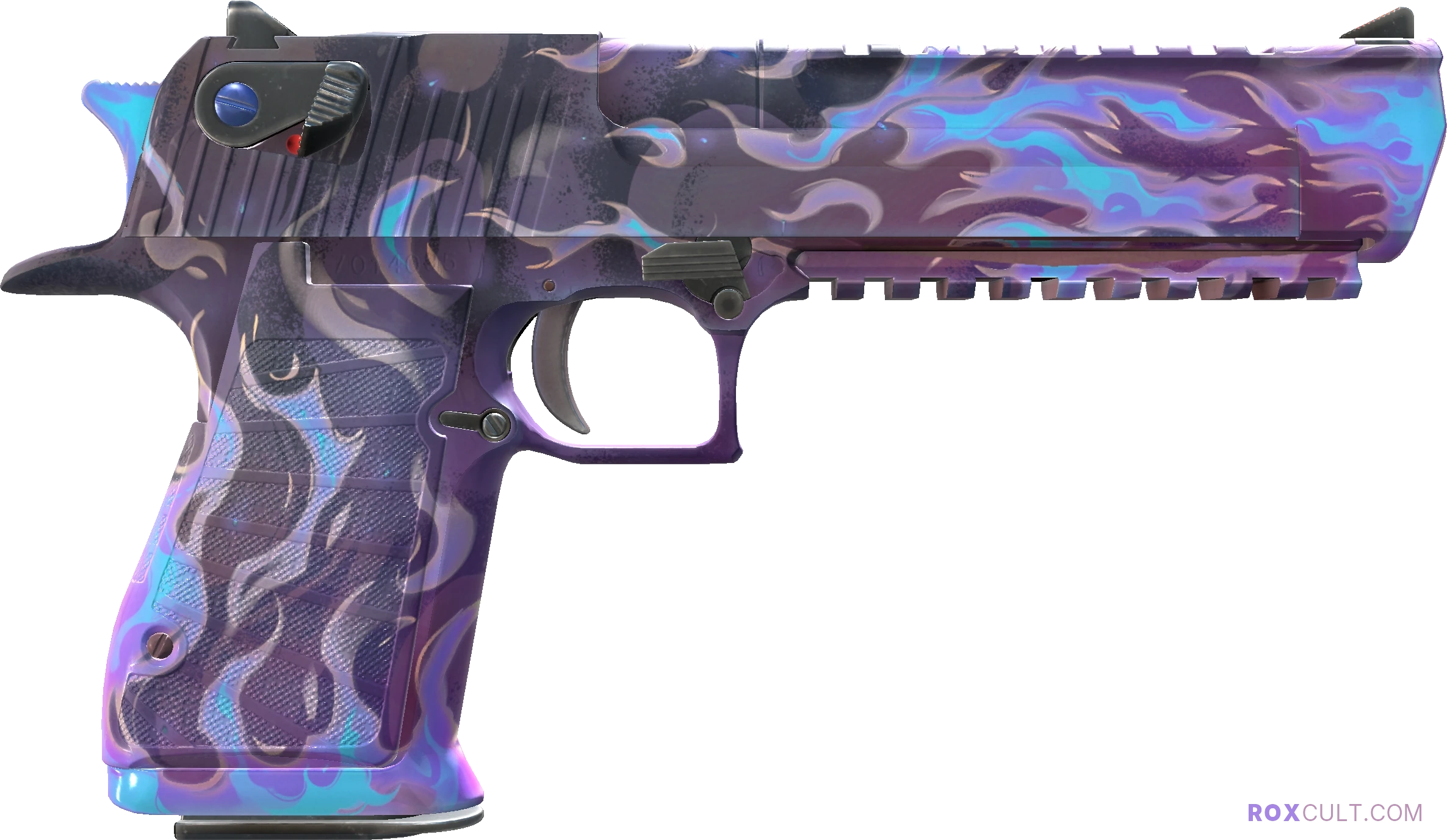 Desert Eagle | Firebreathing (Factory New) — rox (Holo) Antwerp 2022 craft, backside view