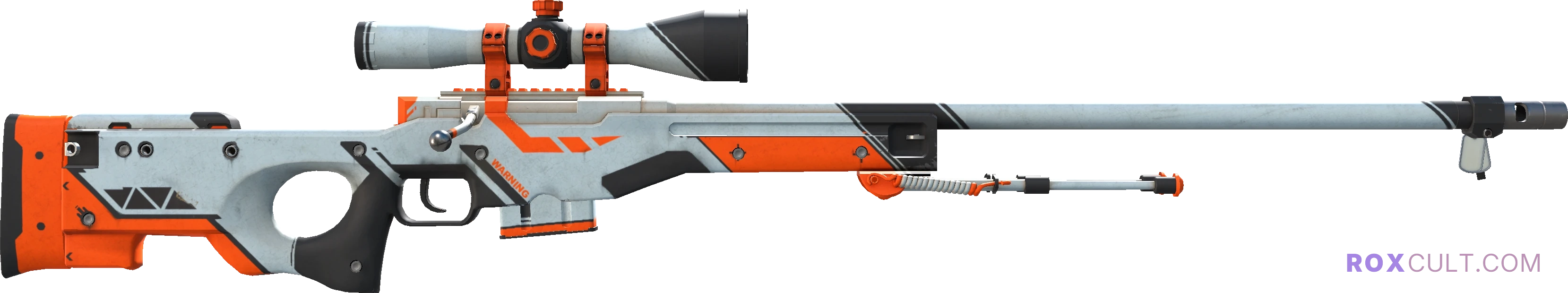 AWP | Asiimov (Field-Tested) — rox (Holo) Antwerp 2022 craft, backside view