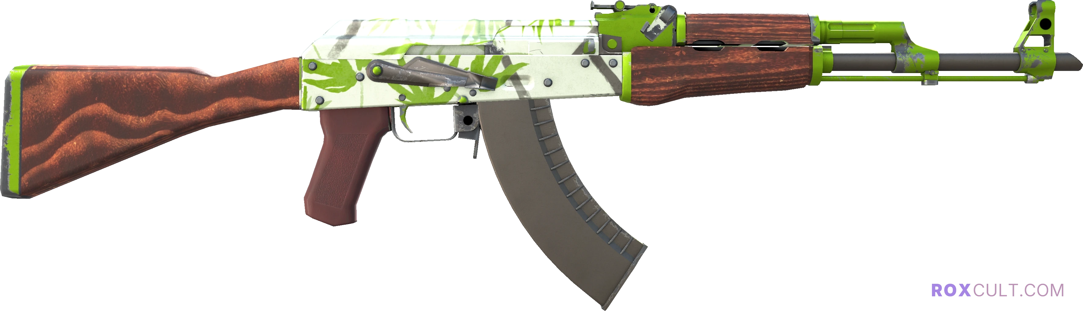 AK-47 | Hydroponic (Field-Tested) — rox (Holo) Antwerp 2022 craft, backside view