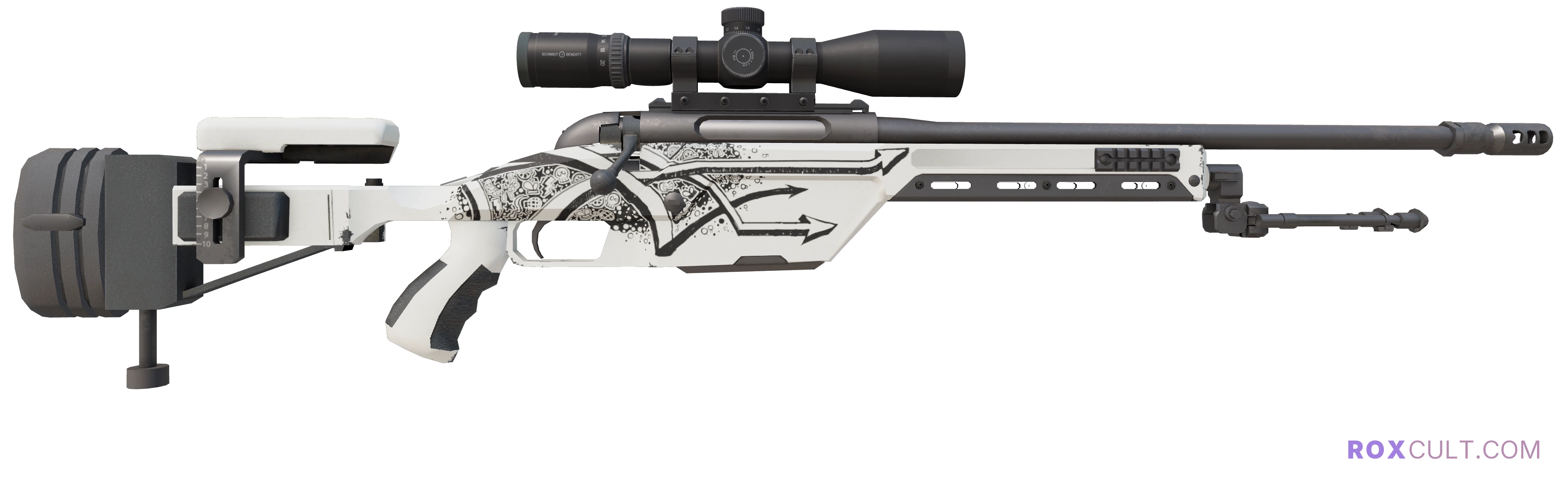 SSG 08 | Detour (Factory New) — rox (Holo) Antwerp 2022 craft, backside view